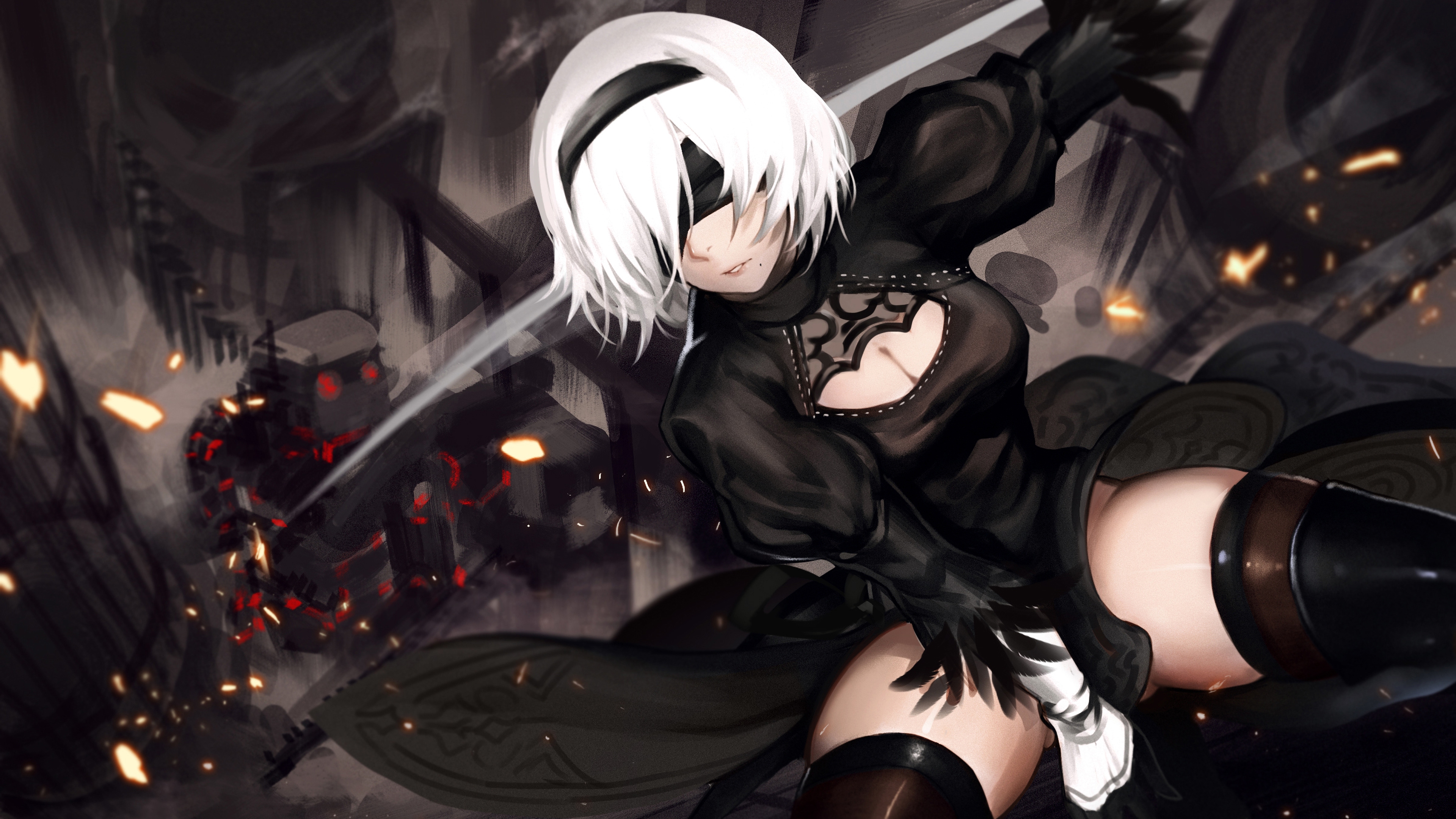 YoRHa 2B NieR: Automata 4K