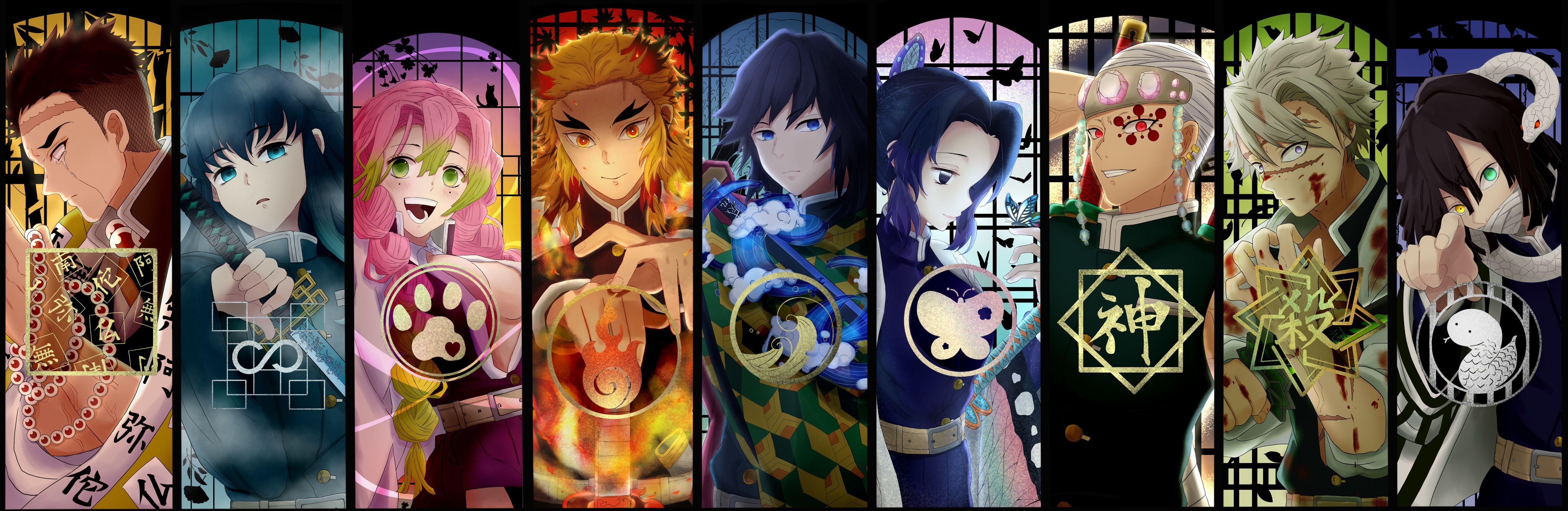 Kimetsu no Yaiba Characters Wallpaper, HD Anime 4K Wallpaper, Image, Photo and Background Den. Character wallpaper, Demon, Slayer