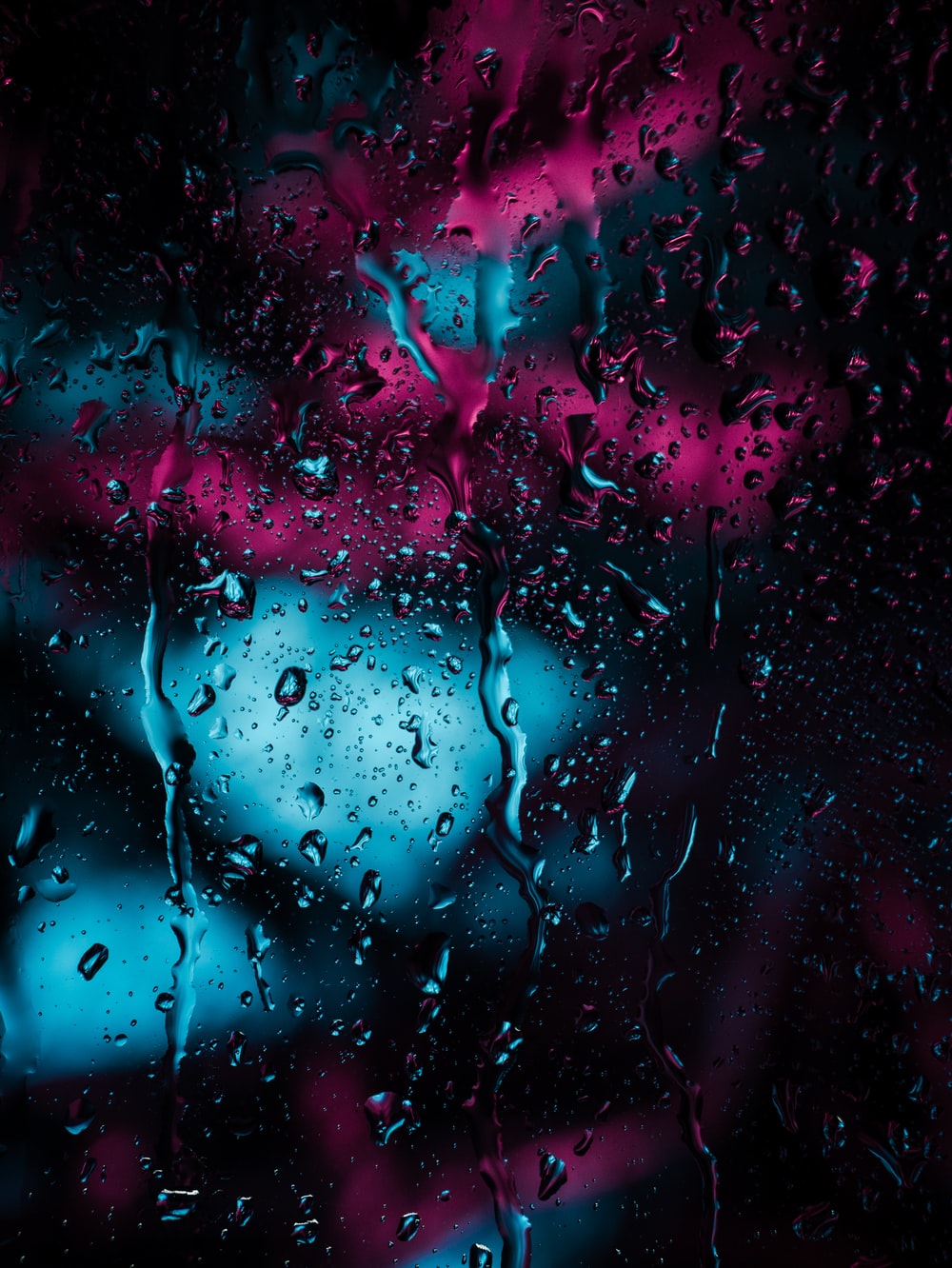 Neon Rain Picture. Download Free Image