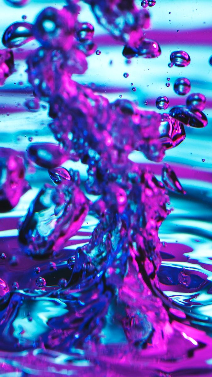 Vibrant neon liquid textured background. free image / Teddy Rawpixel. Neon aesthetic, Neon wallpaper, Neon background