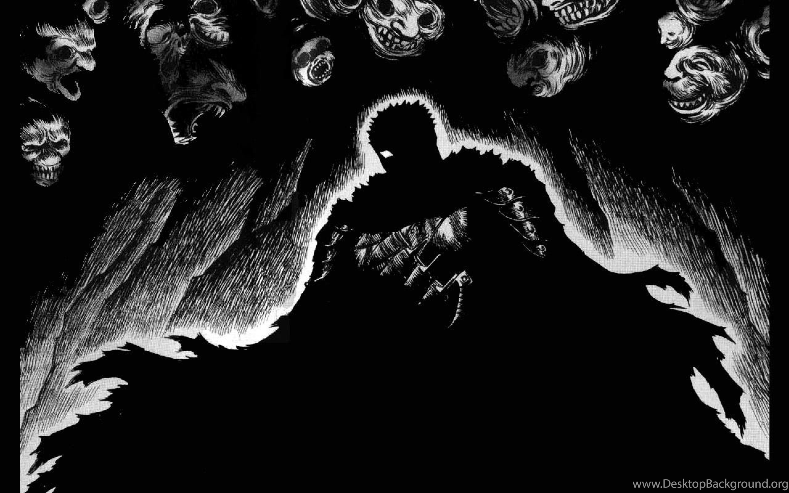 dark anime wallpaper hd, black and white, darkness, monochrome photography, graphy, photography, font, monochrome, fictional character, arch