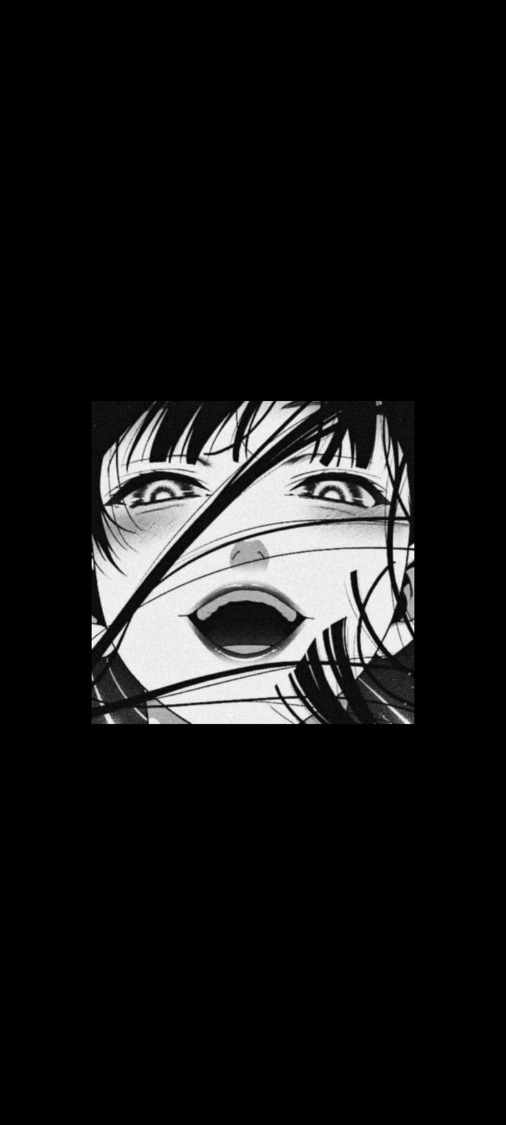kakegurui wallpaper black white aeshetic Tumblr. Black wallpaper iphone dark, Anime, Anime wallpaper iphone
