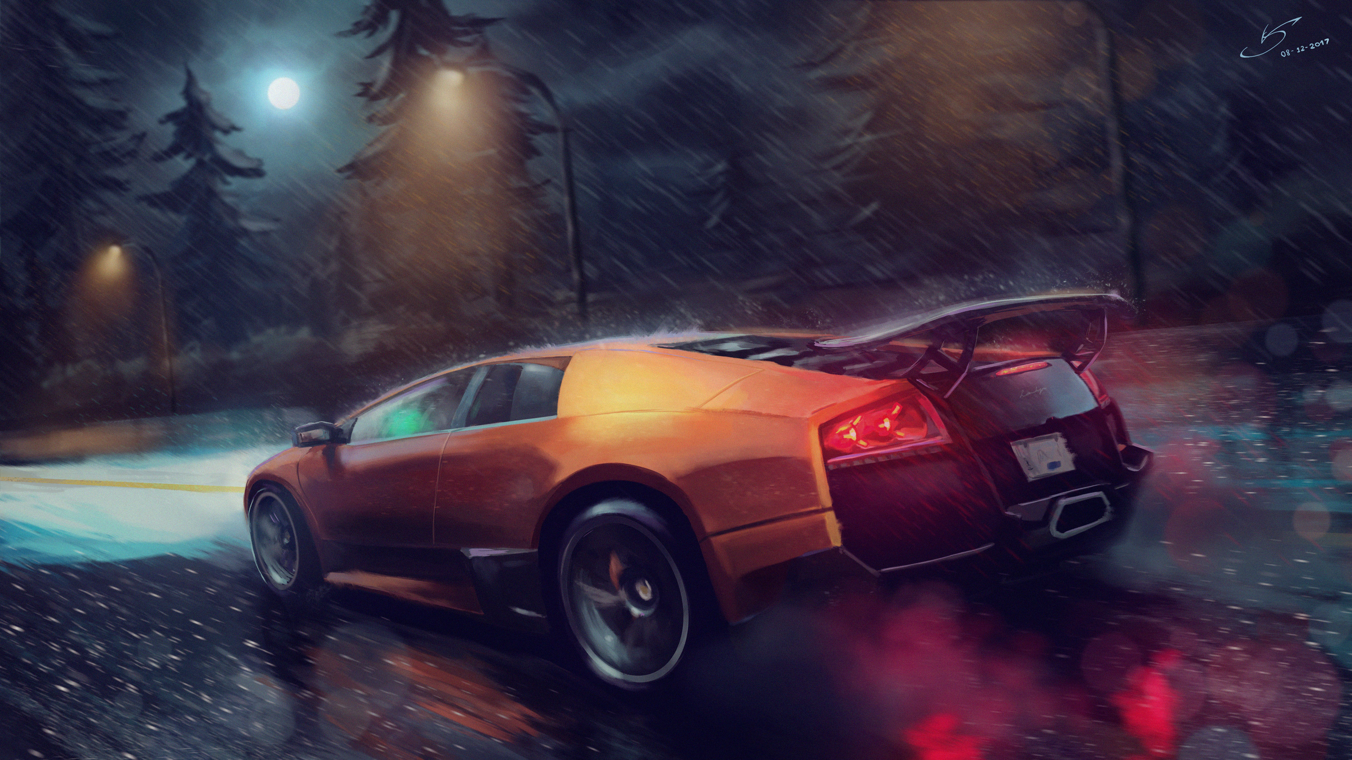 Lamborghini Murcielago SV Digital Art, HD Cars, 4k Wallpaper, Image, Background, Photo and Picture