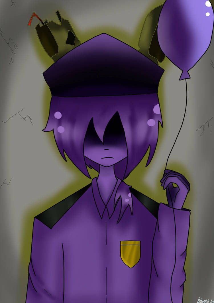 Purple Guy from FNaF by KittyOLM. Purple guy, Fnaf drawings, Anime fnaf