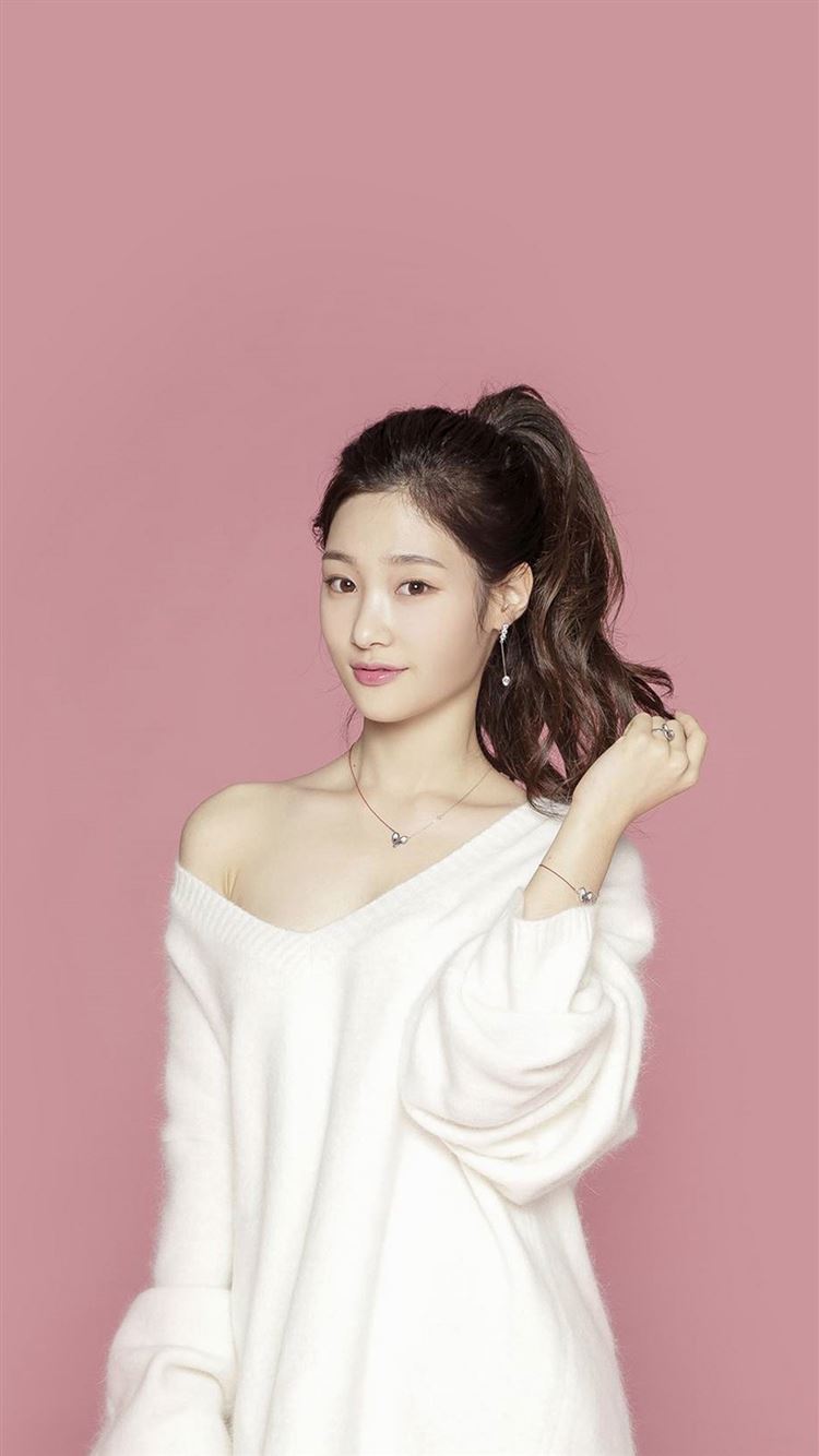 Pink Ioi Chaeyeon Cute Kpop Asian iPhone 8 Wallpaper Free Download