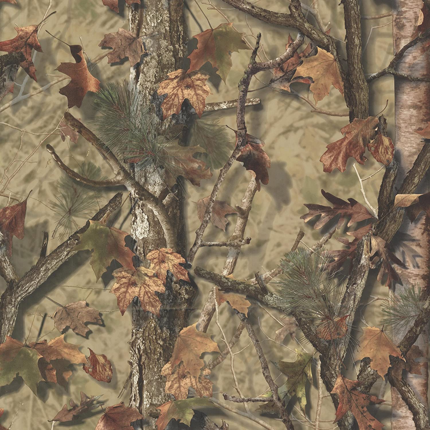 Chesapeake TLL01461 Sawgrass Camo Forest Wallpaper, Brown