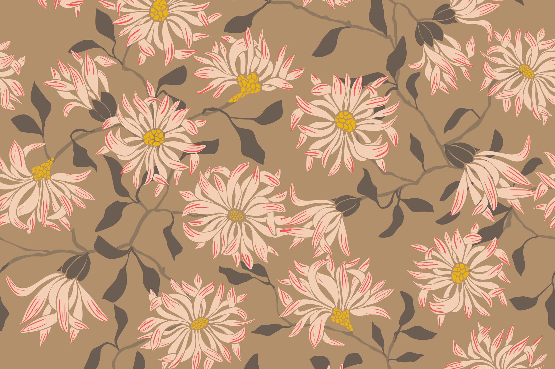 Aesthetic Brown Flowers Wallpapers - Wallpaper Cave