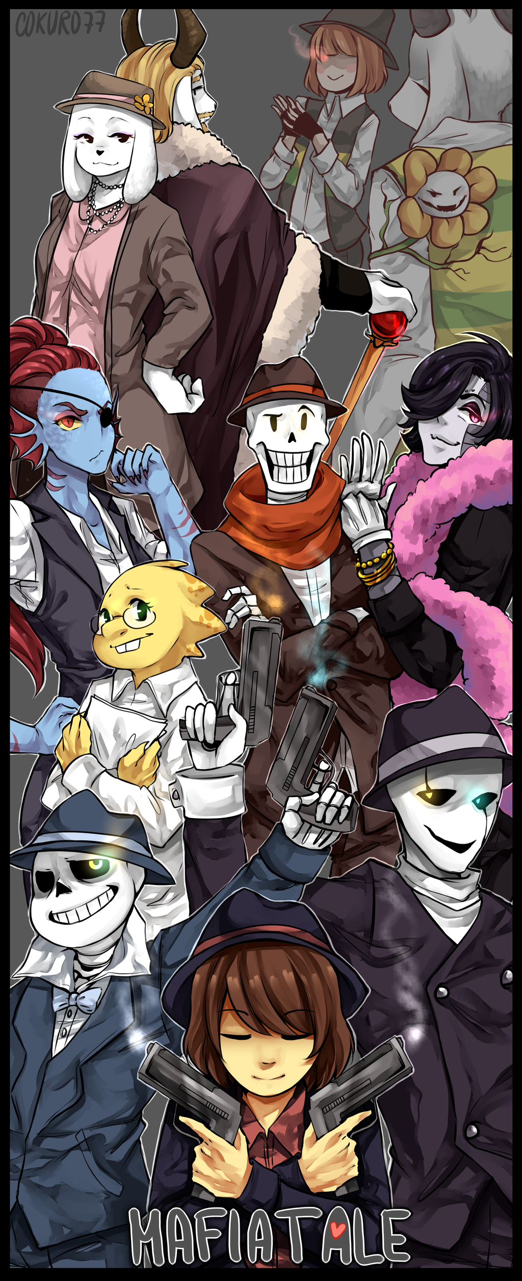 Mafiatale Mobtale Ideas. Undertale, Undertale Au, Undertale Art