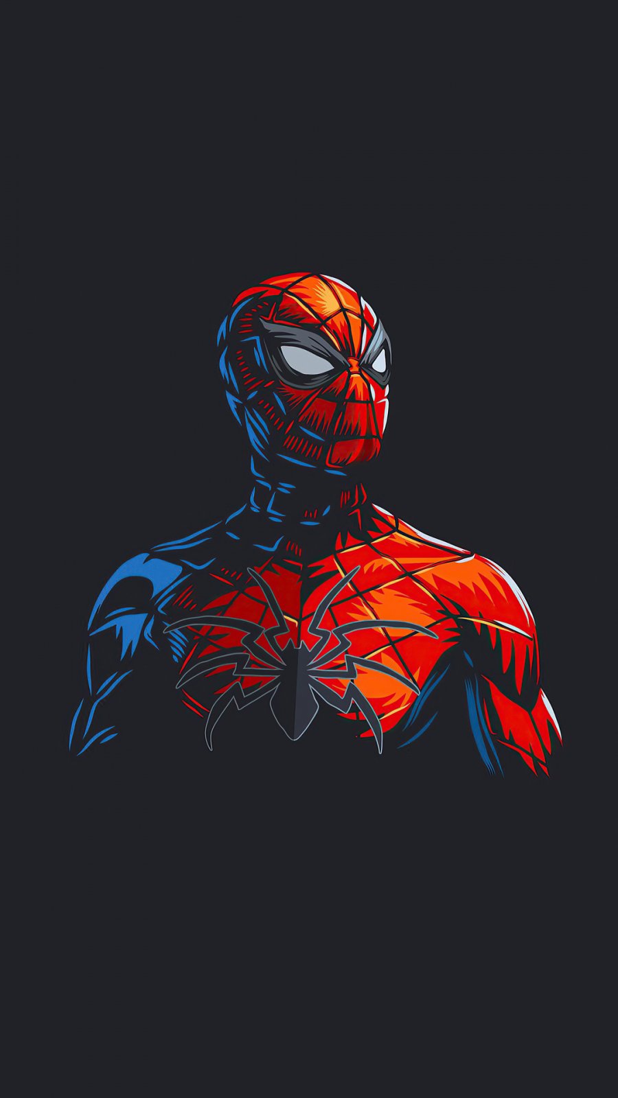 Spider Man Dark Minimalism IPhone Wallpaper Wallpaper, iPhone Wallpaper