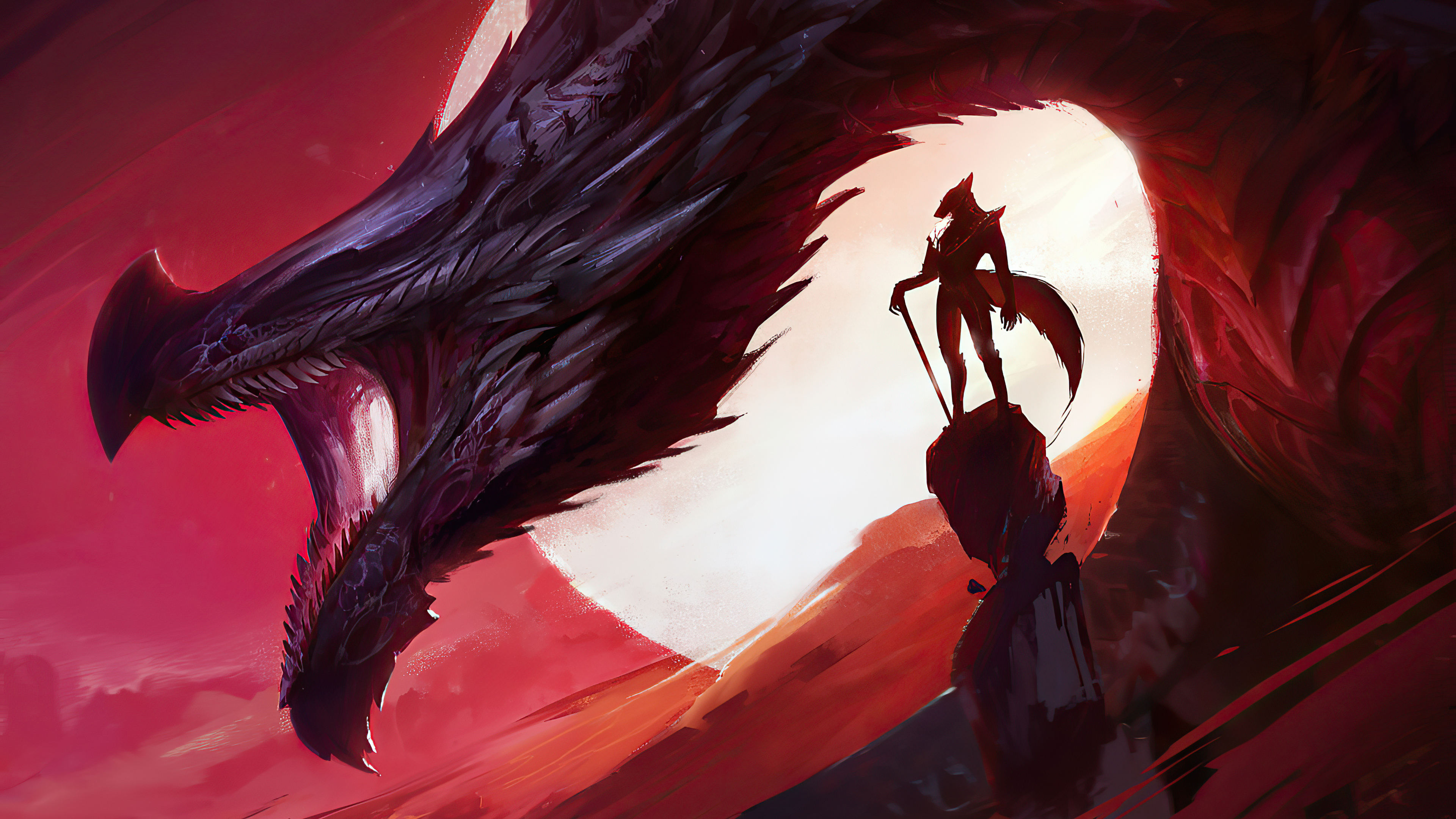 Fantasy Dragon 4k Ultra HD Wallpaper