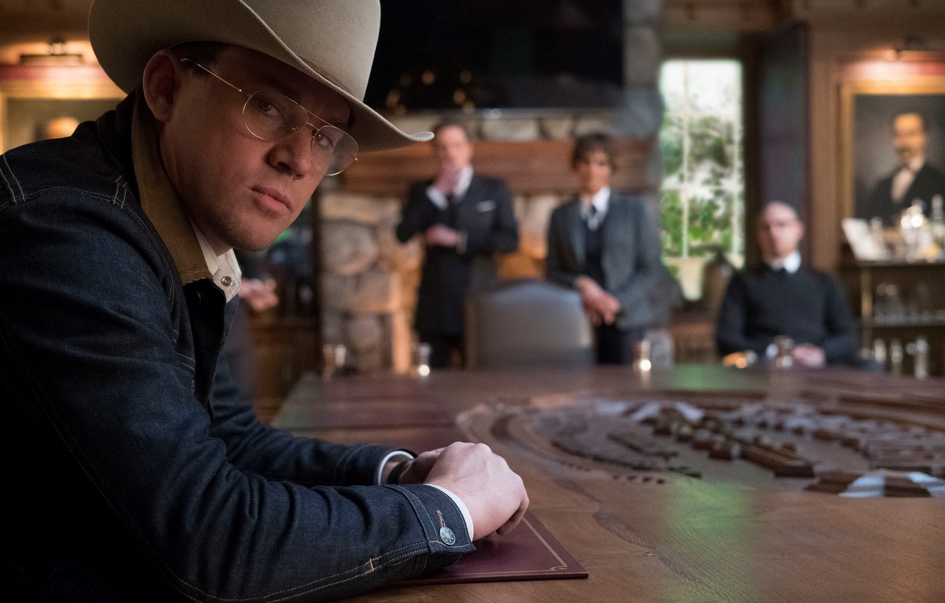 Wallpaper cinema, hat, movie, film, cowboy, Channing Tatum, Kingsman, Kingsman: The Golden Circle image for desktop, section фильмы