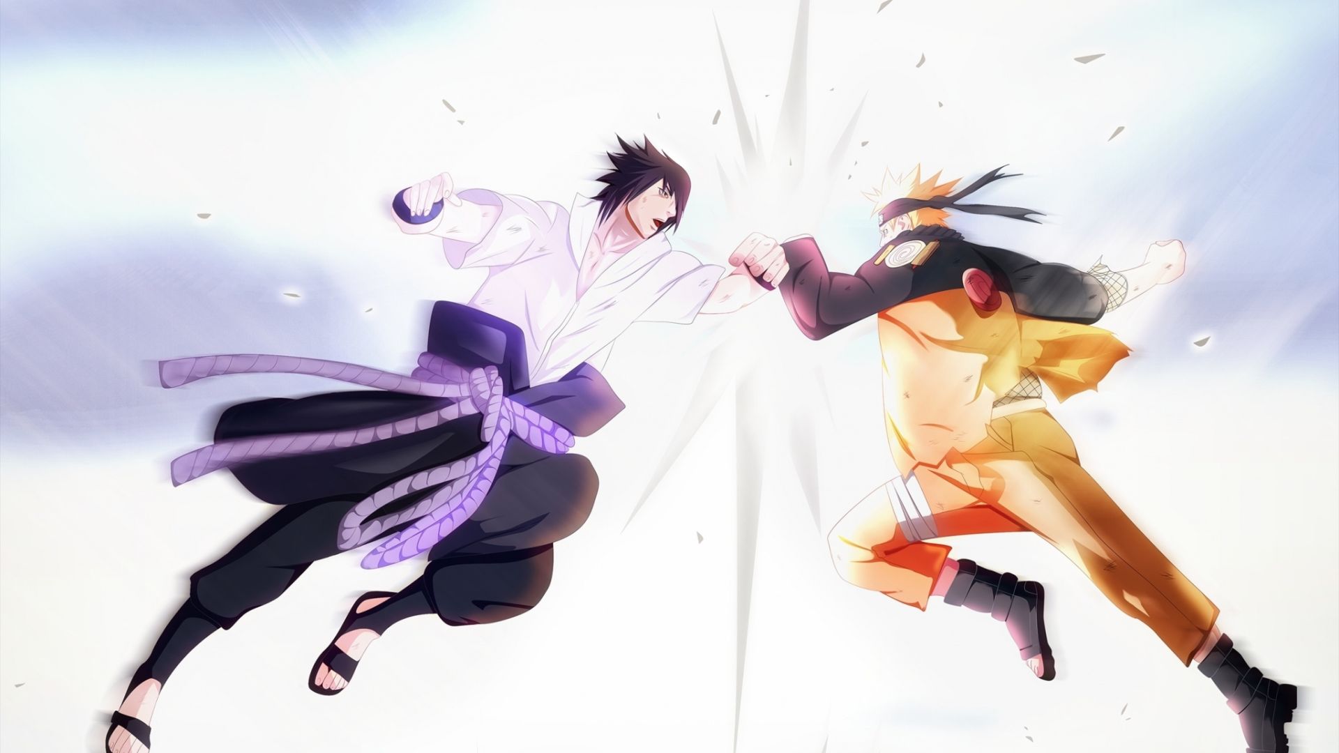 Naruto and Sasuke Wallpaper