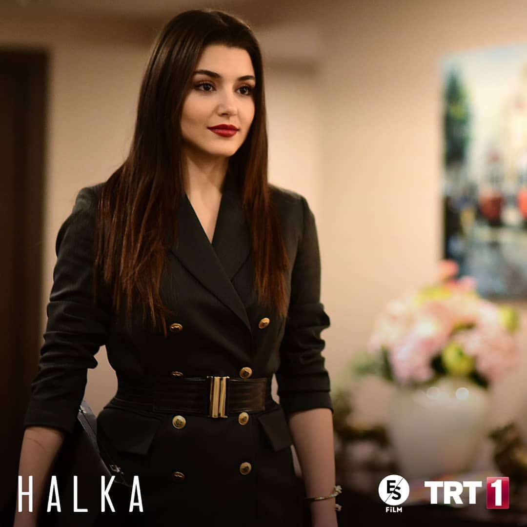 Halka ⚫ ideas. turkish actors, hande ercel, turkish beauty