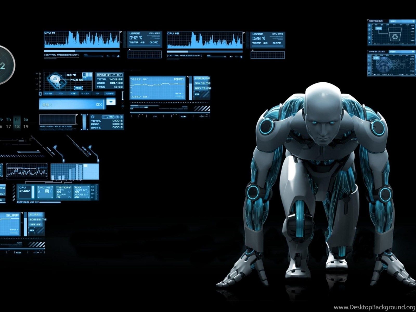 Futuristic Technology Wallpaper, HD Futuristic Technology Background on WallpaperBat