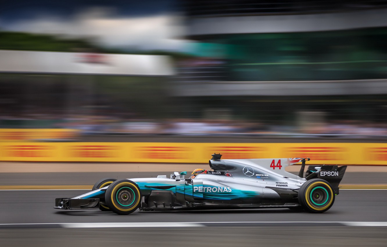 Wallpaper Mercedes, Lewis Hamilton, Silverstone, F1 British Grand Prix - for desktop, section спорт