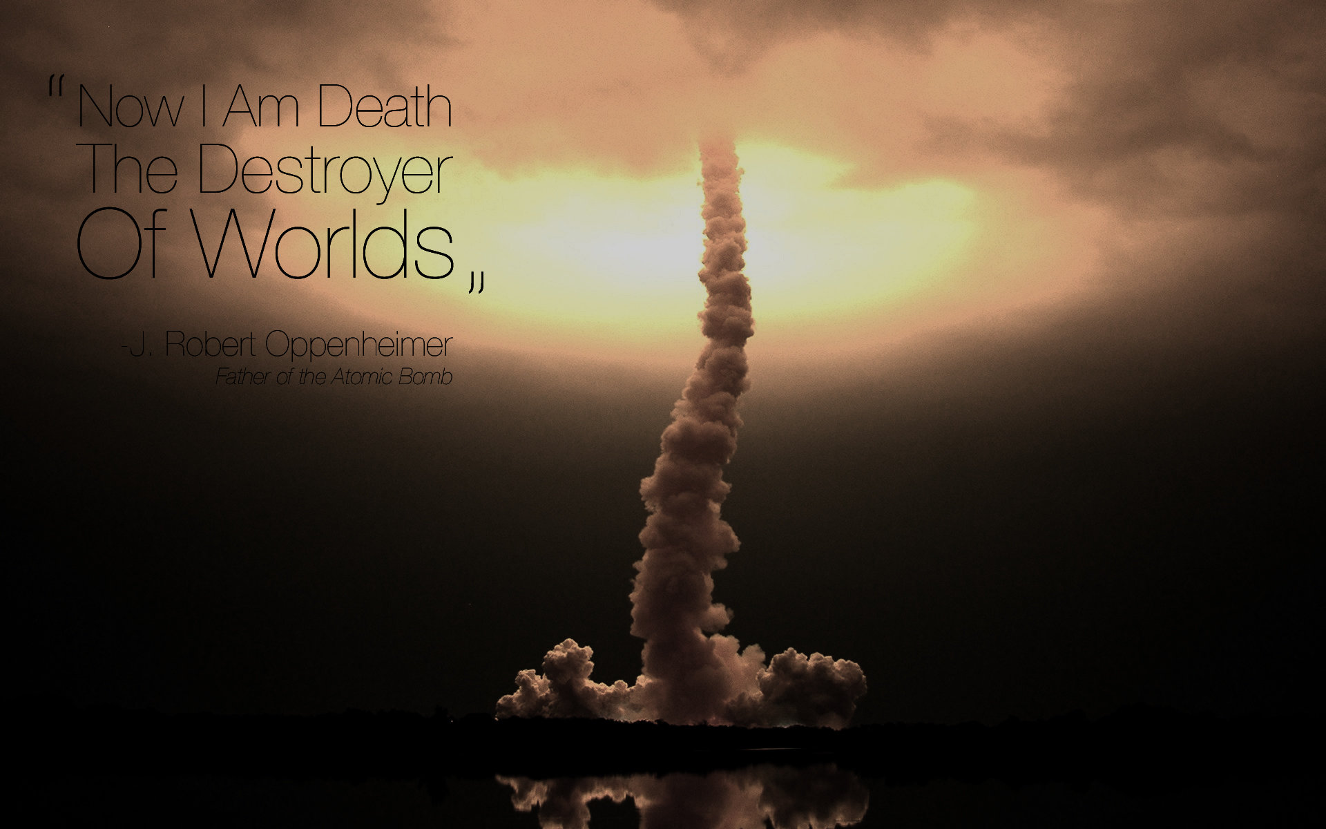 J. Robert Oppenheimer Quote: “I am become death, the destroyer of worlds.”,  j robert oppenheimer HD wallpaper | Pxfuel