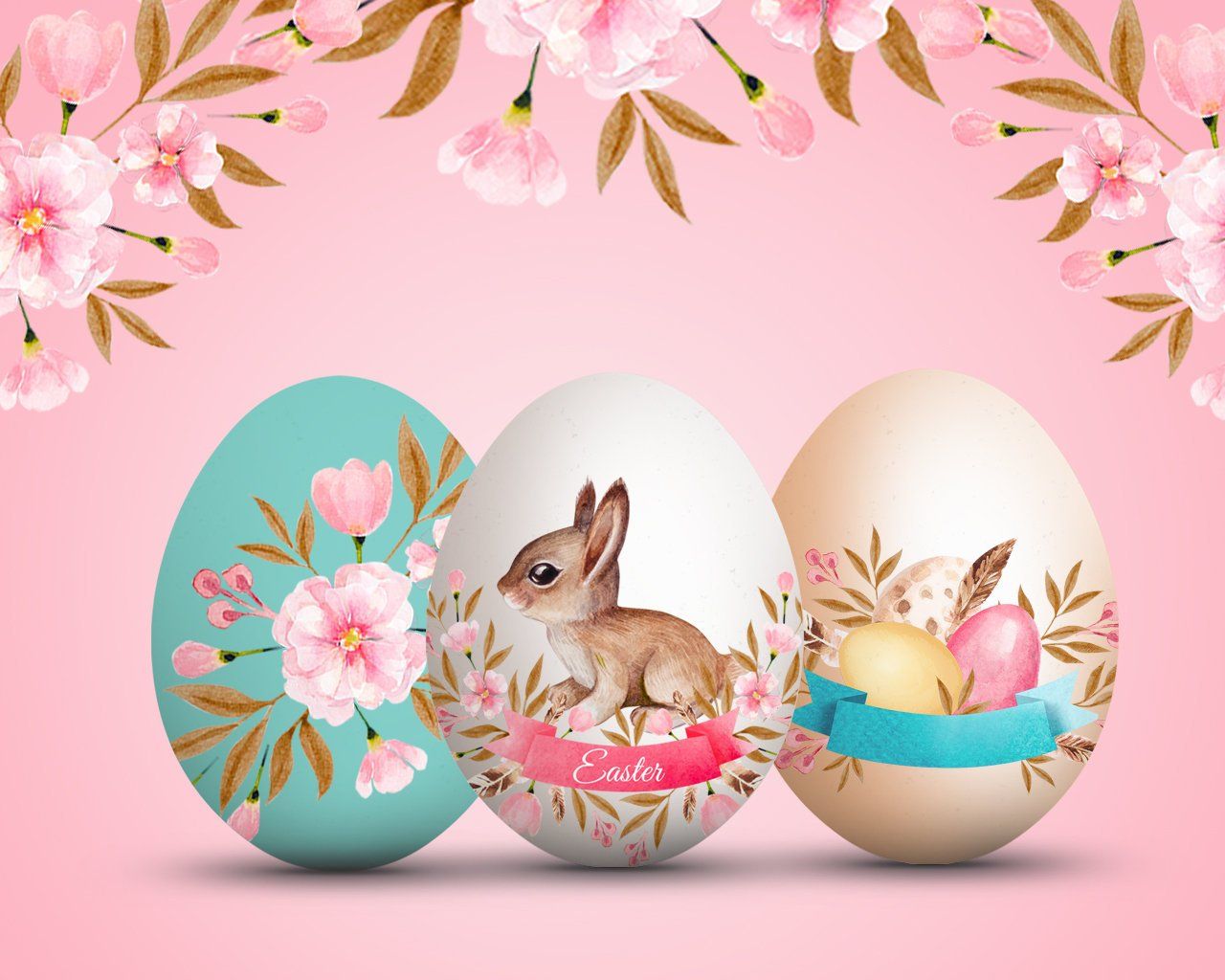 Easter Bunny Watercolor Illustration Clipart Printable Spring. Etsy. Easter wallpaper, Easter egg designs, Easter illustration