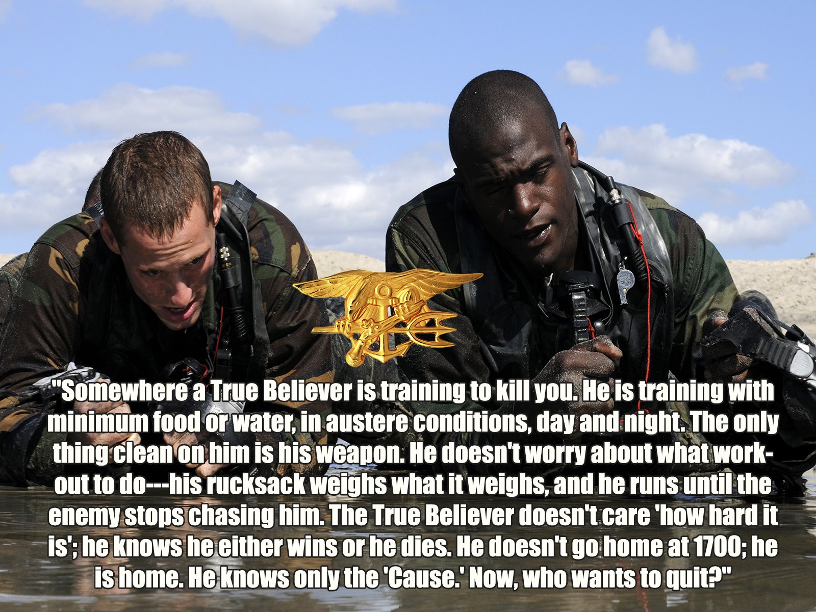 Navy Seals "True Believer" Poster.