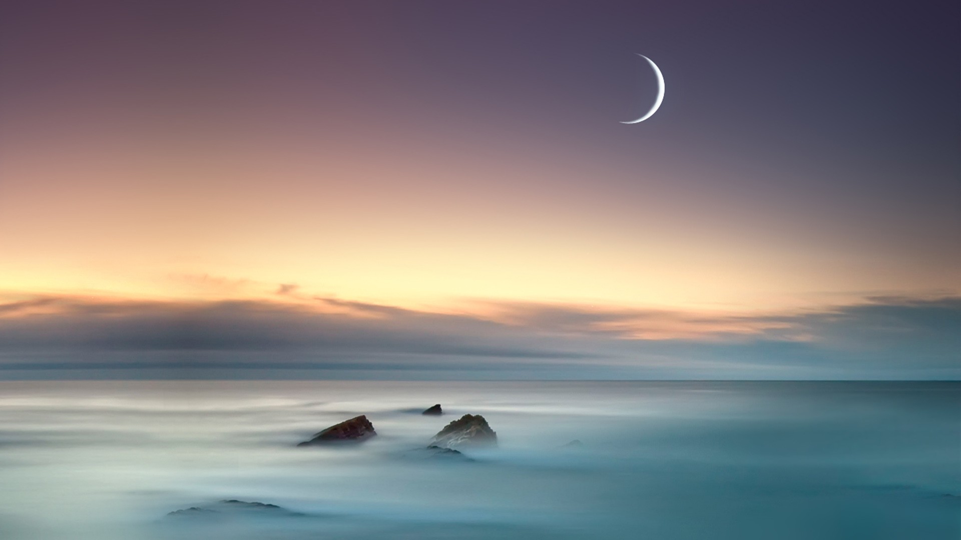 Moon Sea Wallpaper For Your XFCE Desktop