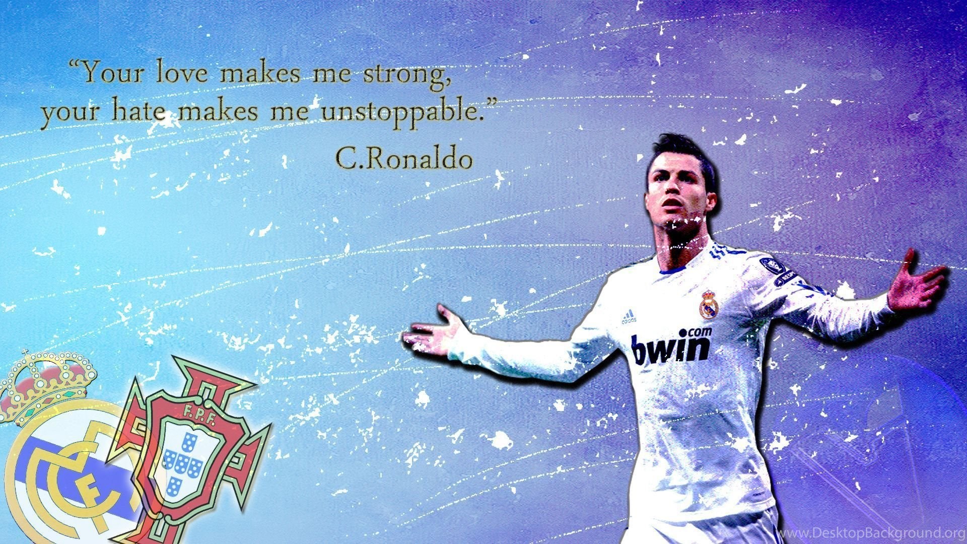 Cristiano Ronaldo Quotes Wallpaper. QuotesGram Desktop Background