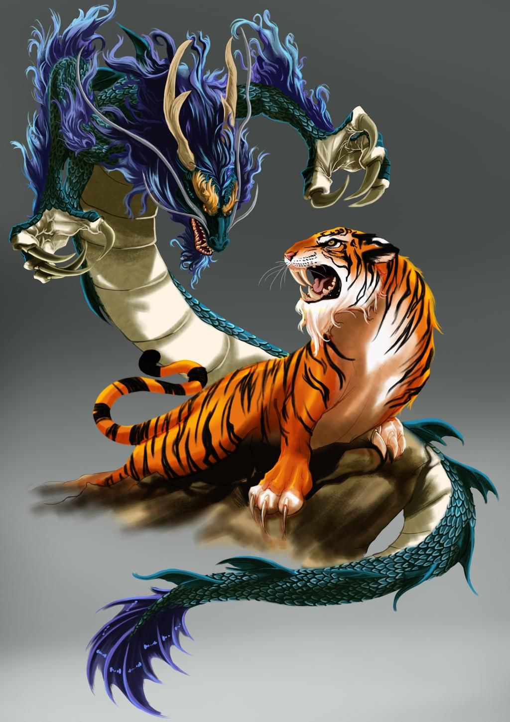 34 Dragons And Tigers ideas.