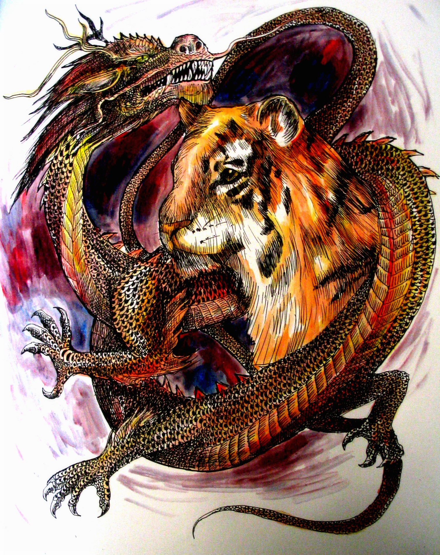 Free download Tiger Vs Dragon Wallpaper Dragon and tiger by [1505x1900] for your Desktop, Mobile & Tablet. Explore Dragon and Tiger Wallpaper. Dragon Yin Yang Wallpaper, Tiger vs Dragon