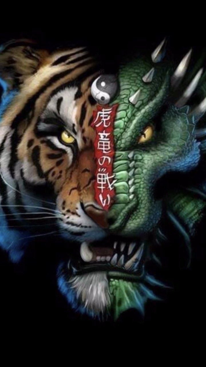 Dragons And Tigers ideas. dragon tiger tattoo, tiger tattoo, tiger dragon