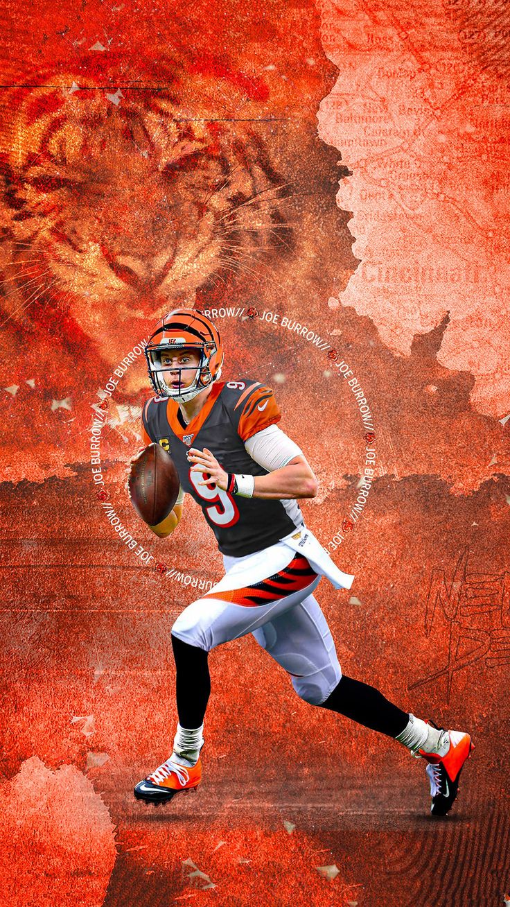 Joe Burrow Wallpaper Discover more American Football, Bengals, Cincinnati Bengals, Football, Joe Burrow wallp. Joe burrow, Bengals football, Bengals cheerleaders