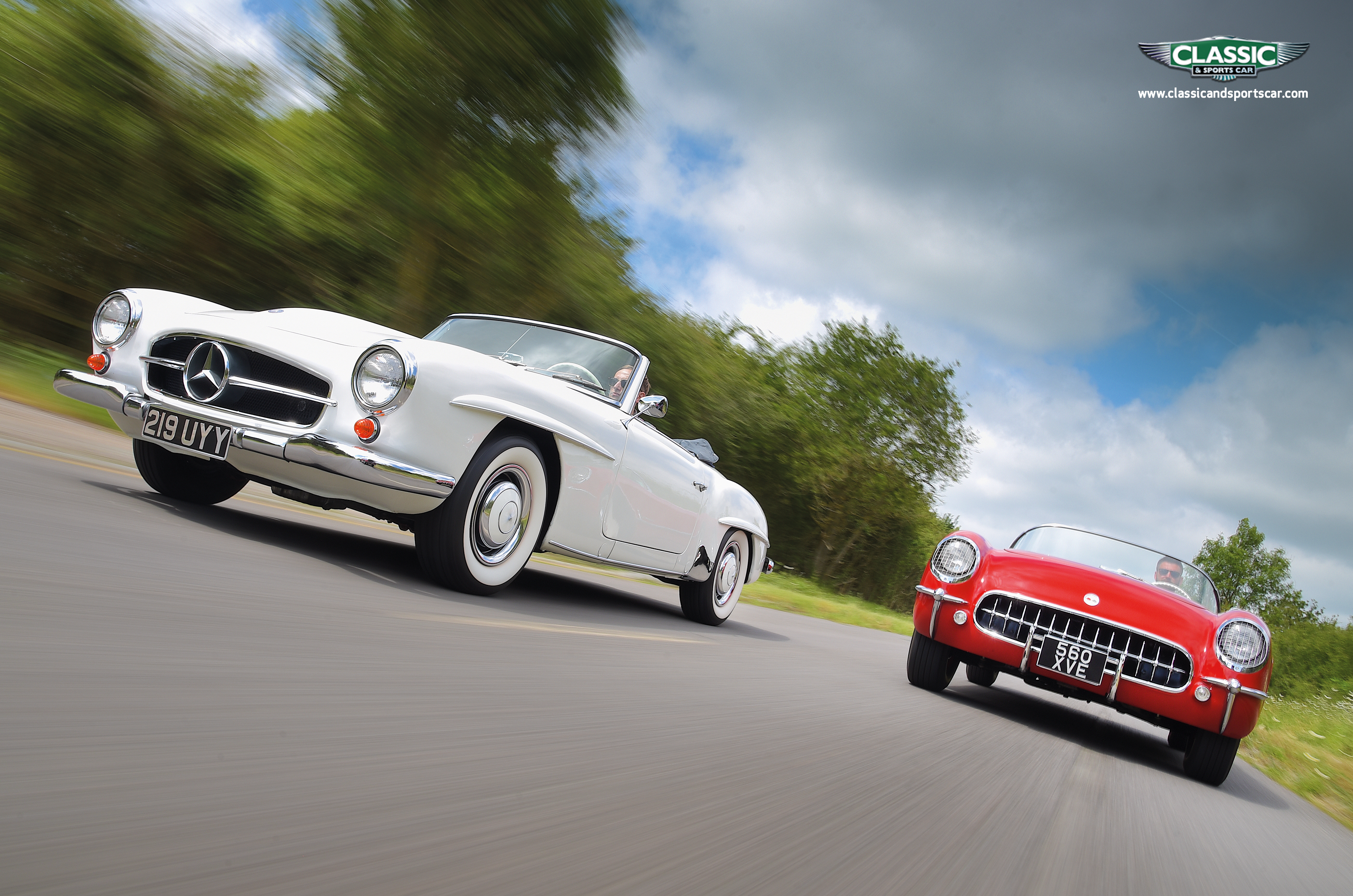 Five beautiful desktop wallpaper from the August 2019 issue. Classic & Sports Car