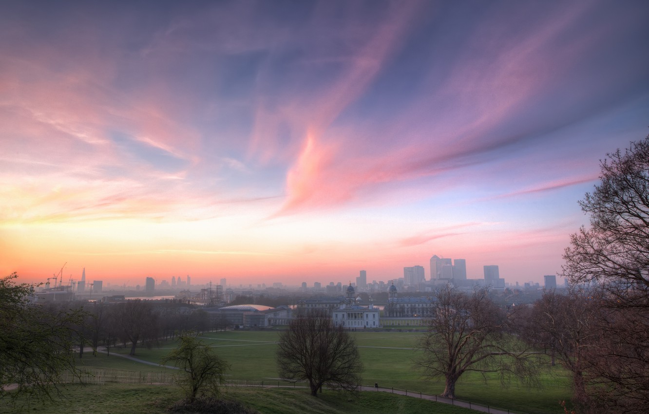 Wallpaper England, London, london, england, skies, greenwich park image for desktop, section город