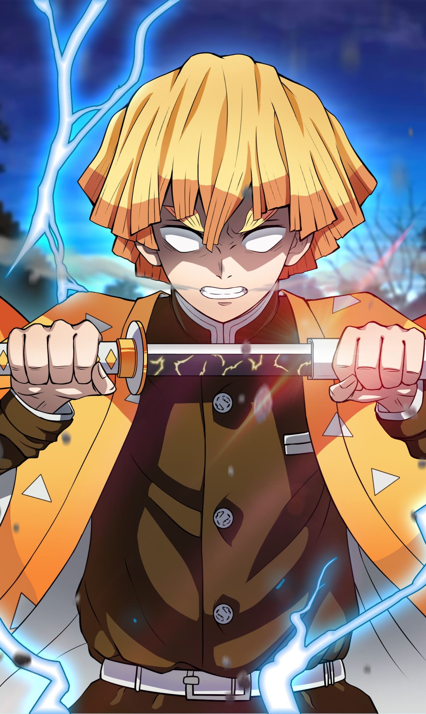 Zenitsu Wallpaper[Desktop, iPhone, Laptop, Mobile]