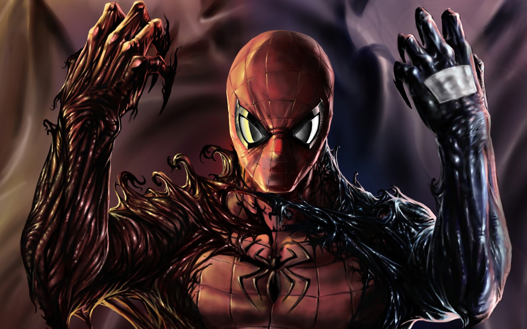 Spider Man Venom Symbiote Phone IPhone 4K Wallpaper Free Download