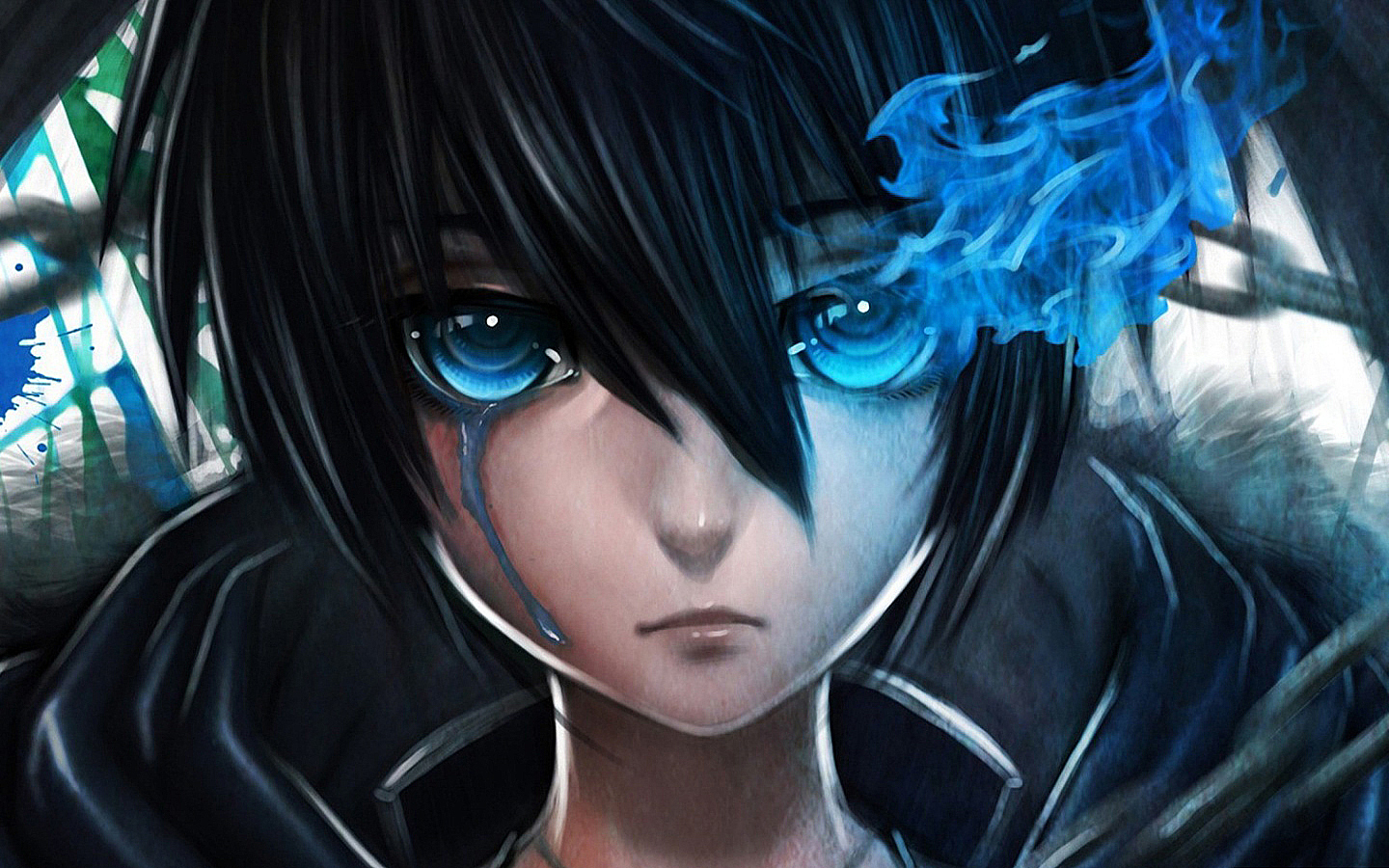 Free download Black Rock Shooter Blue Eyes Wallpaper HD [1600x900] for your Desktop, Mobile & Tablet. Explore Blue Anime Wallpaper. Anime Wallpaper Sites, Cool Anime Wallpaper for Desktop, Anime Gamer Wallpaper