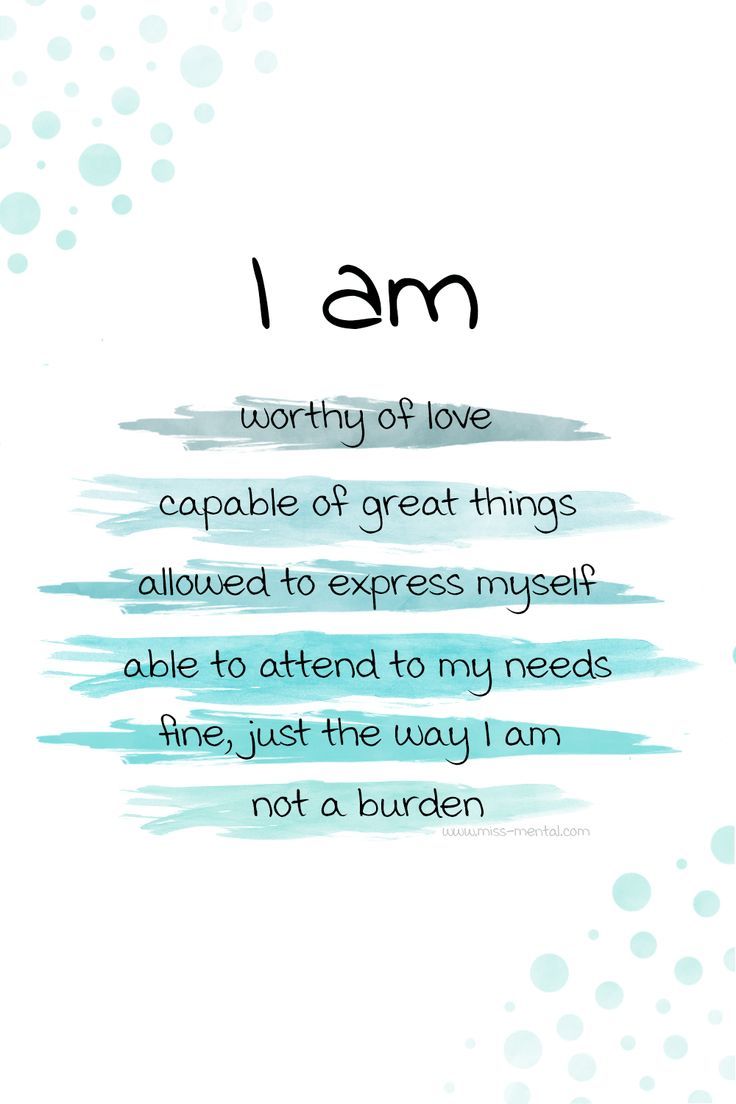 rockemon Affirmations for anxiety with free phone wallpaper