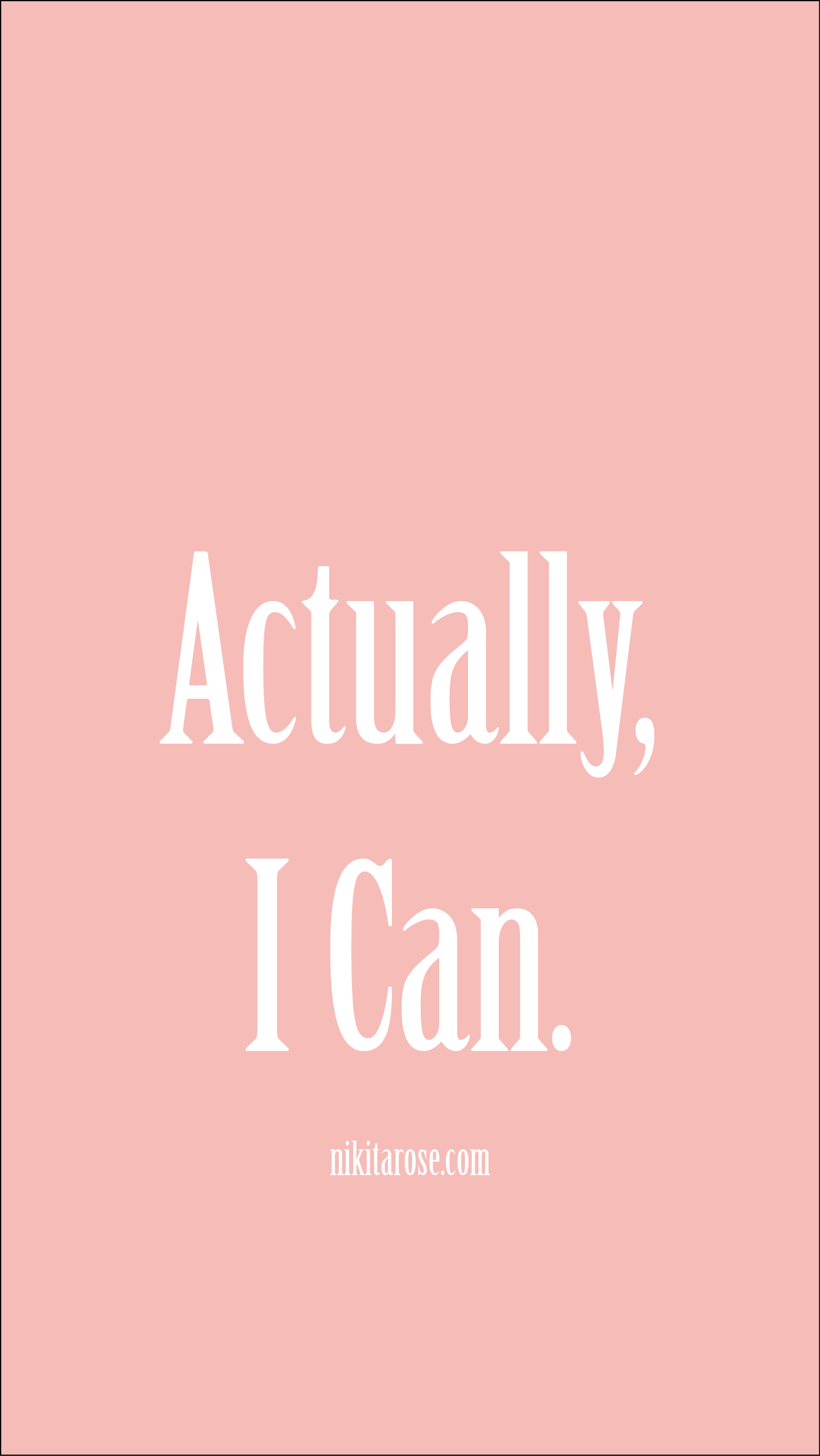 Positive Affirmation iPhone Background