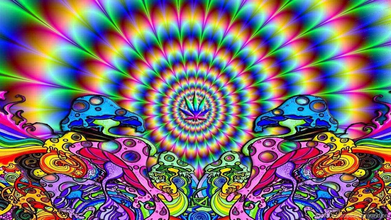 Wallpaper Psychedelic Shrooms Colorful Hi 1280x720 Desktop Background