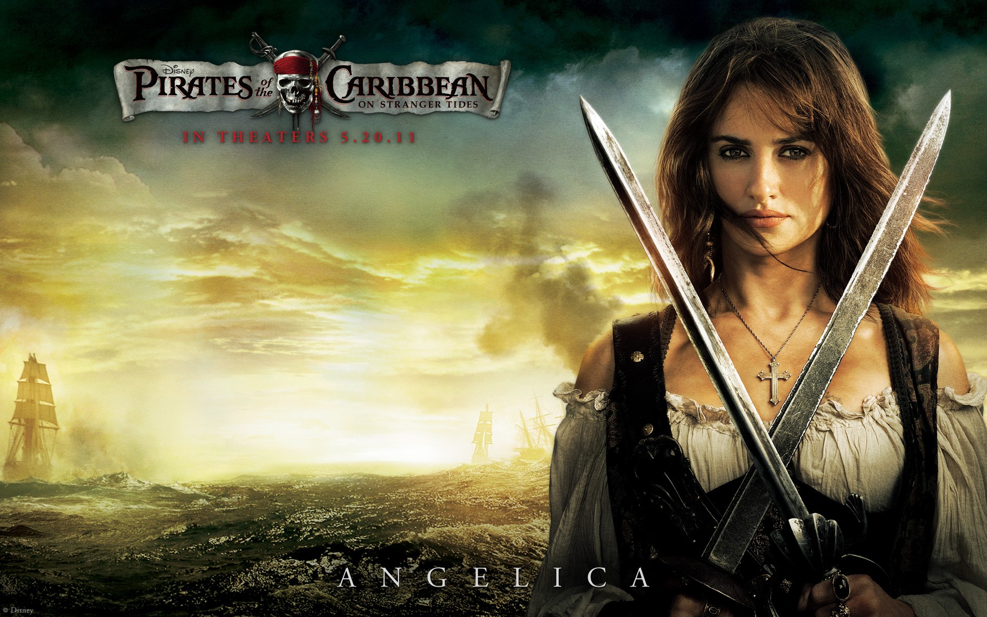 Pirates, caribbean, high, angelica, resolution, desktop, wallpaper, picture