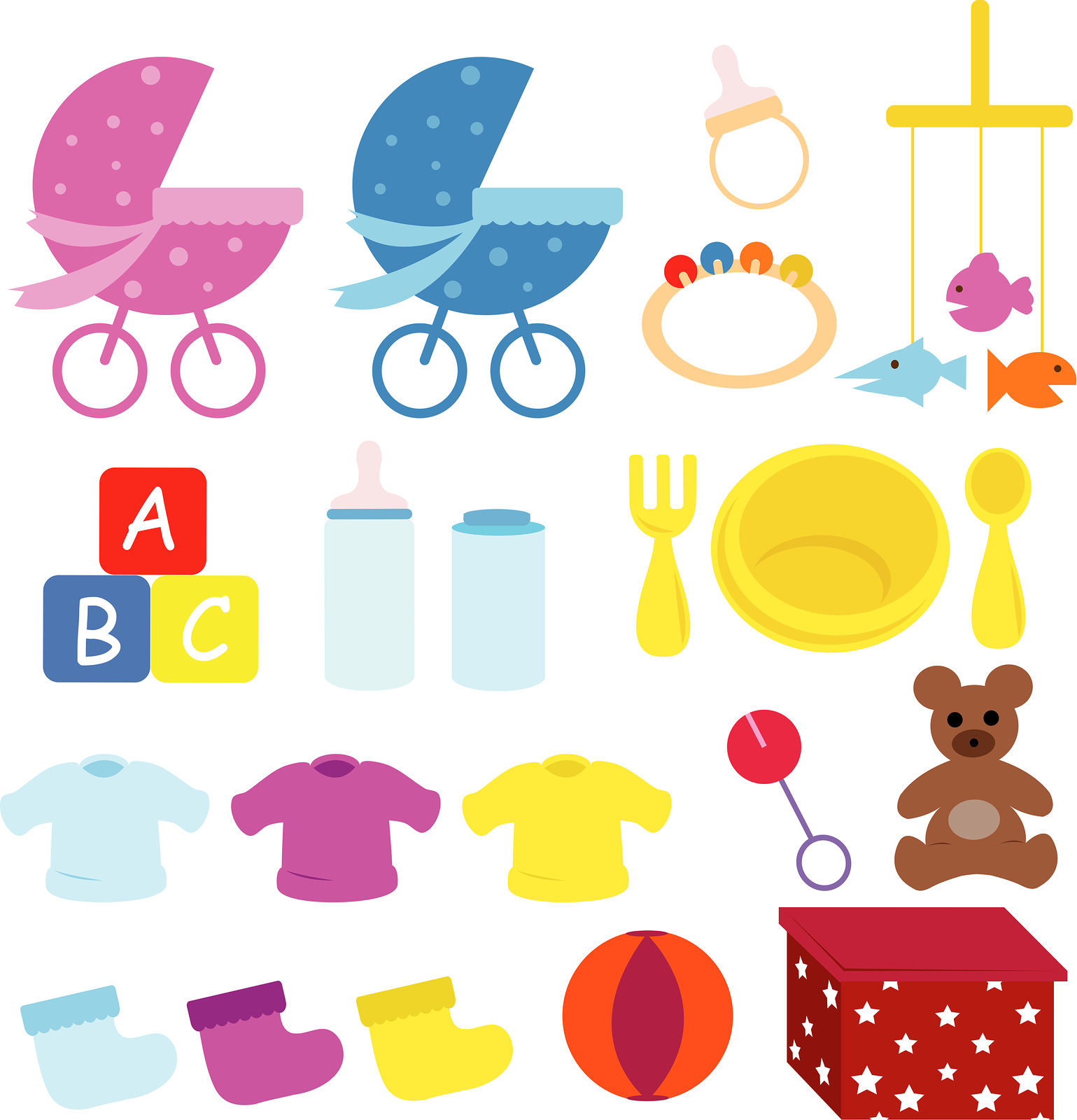 Free Baby Items Clipart, Download Free Baby Items Clipart png image, Free ClipArts on Clipart Library