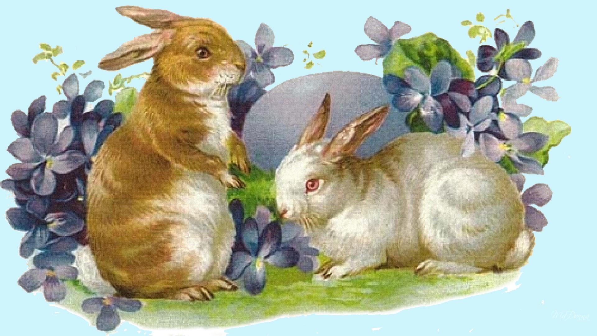 Vintage Easter Wallpaper