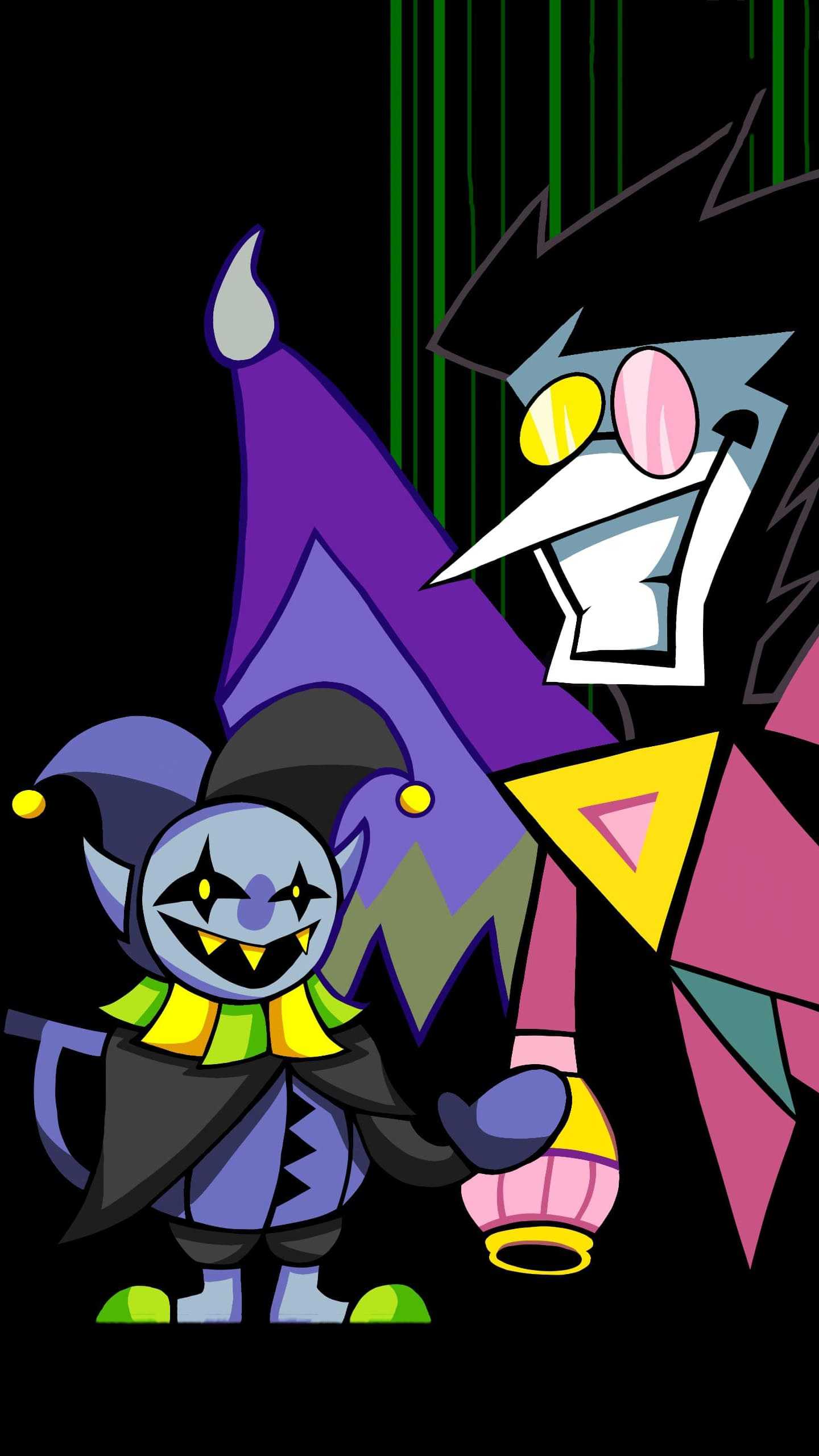 Spamton And Jevil Wallpaper