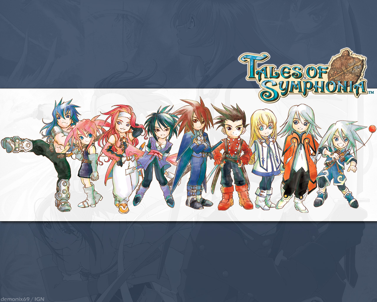 Colette Brunel Genis Sage Kratos Aurion Lloyd Irving Of Symphonia