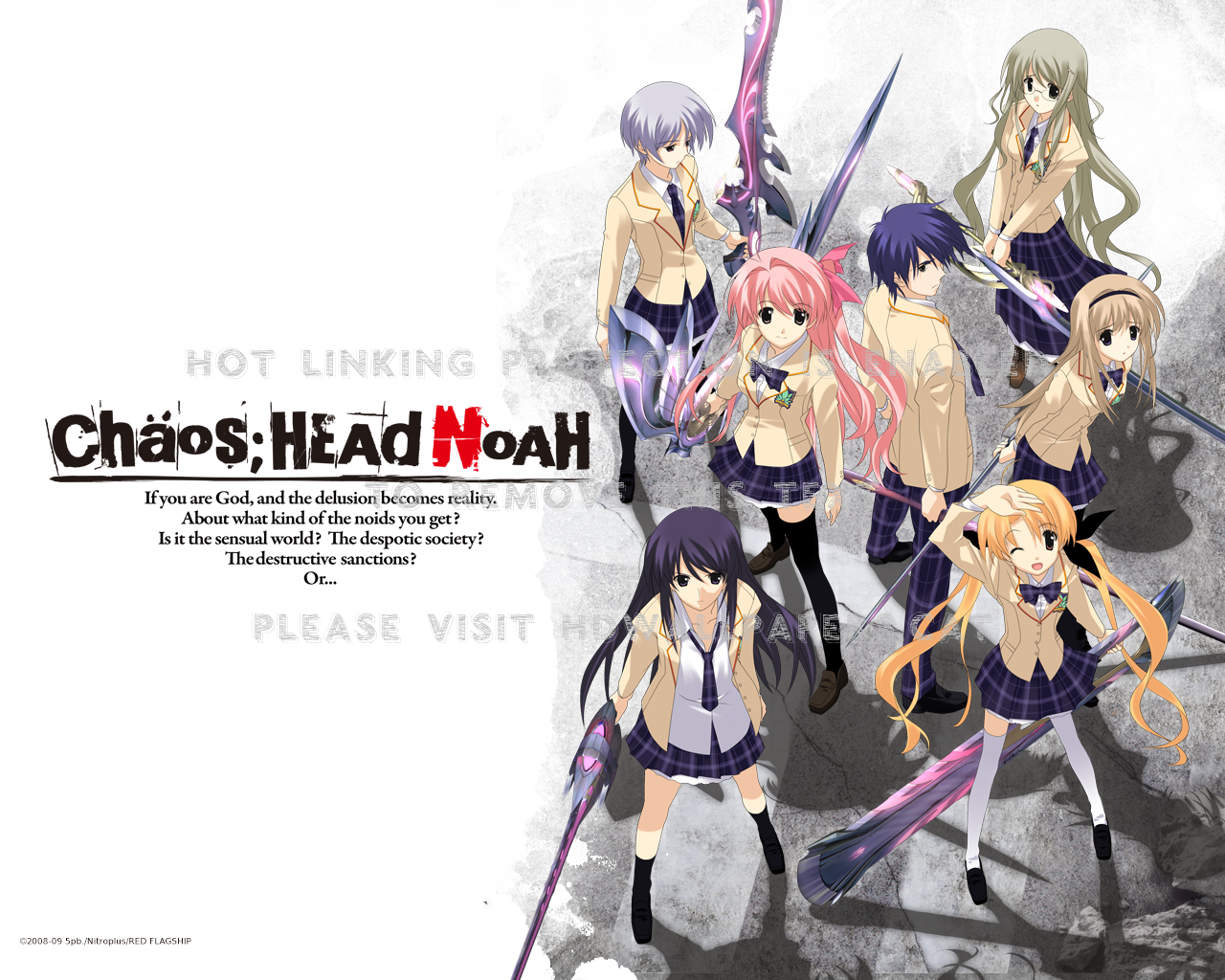 chaos head noah groug weapons team anime