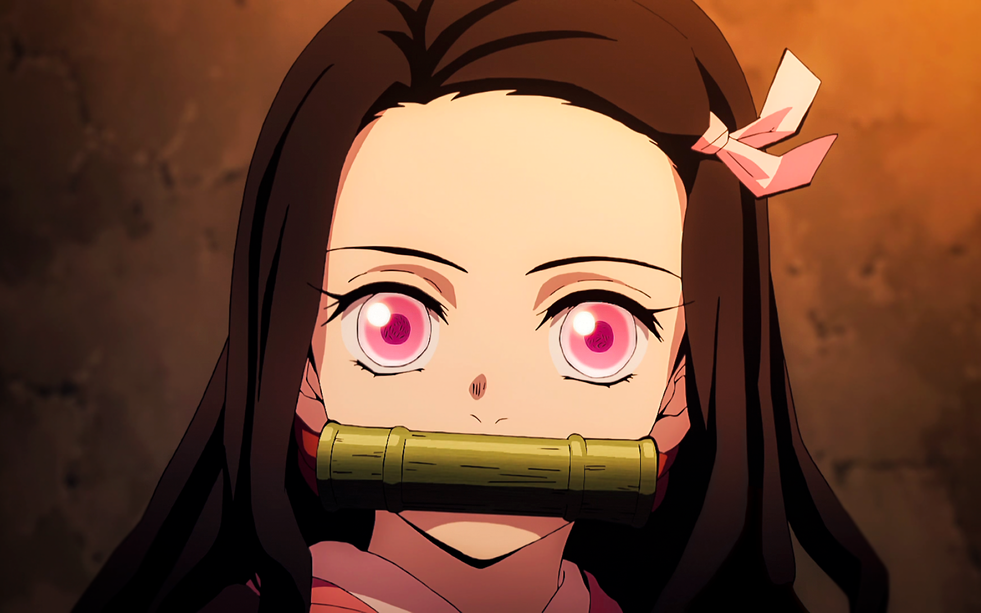 Download wallpaper Nezuko Kamado, manga, Kimetsu no Yaiba, girl with purple eyes, Kamado Nezuko for desktop with resolution 1920x1200. High Quality HD picture wallpaper