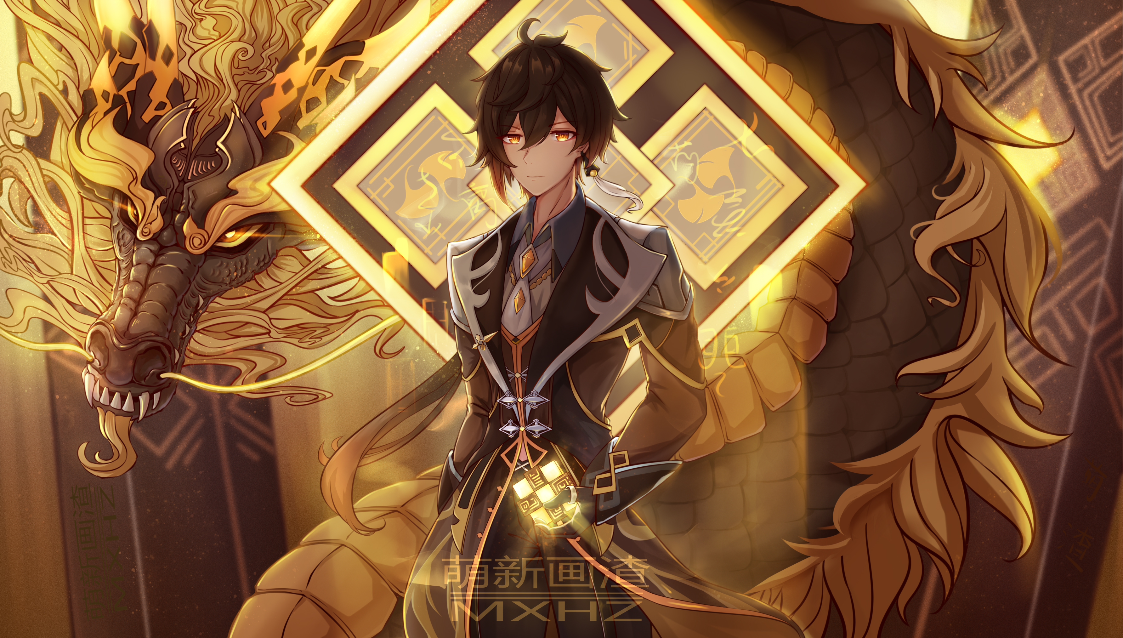 Zhongli (Genshin Impact) HD Wallpaper