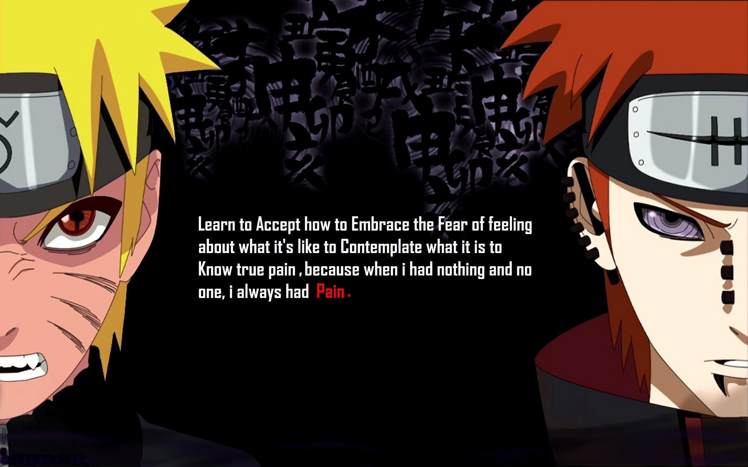 Pain Naruto Quotes Wallpaper Free Pain Naruto Quotes Background