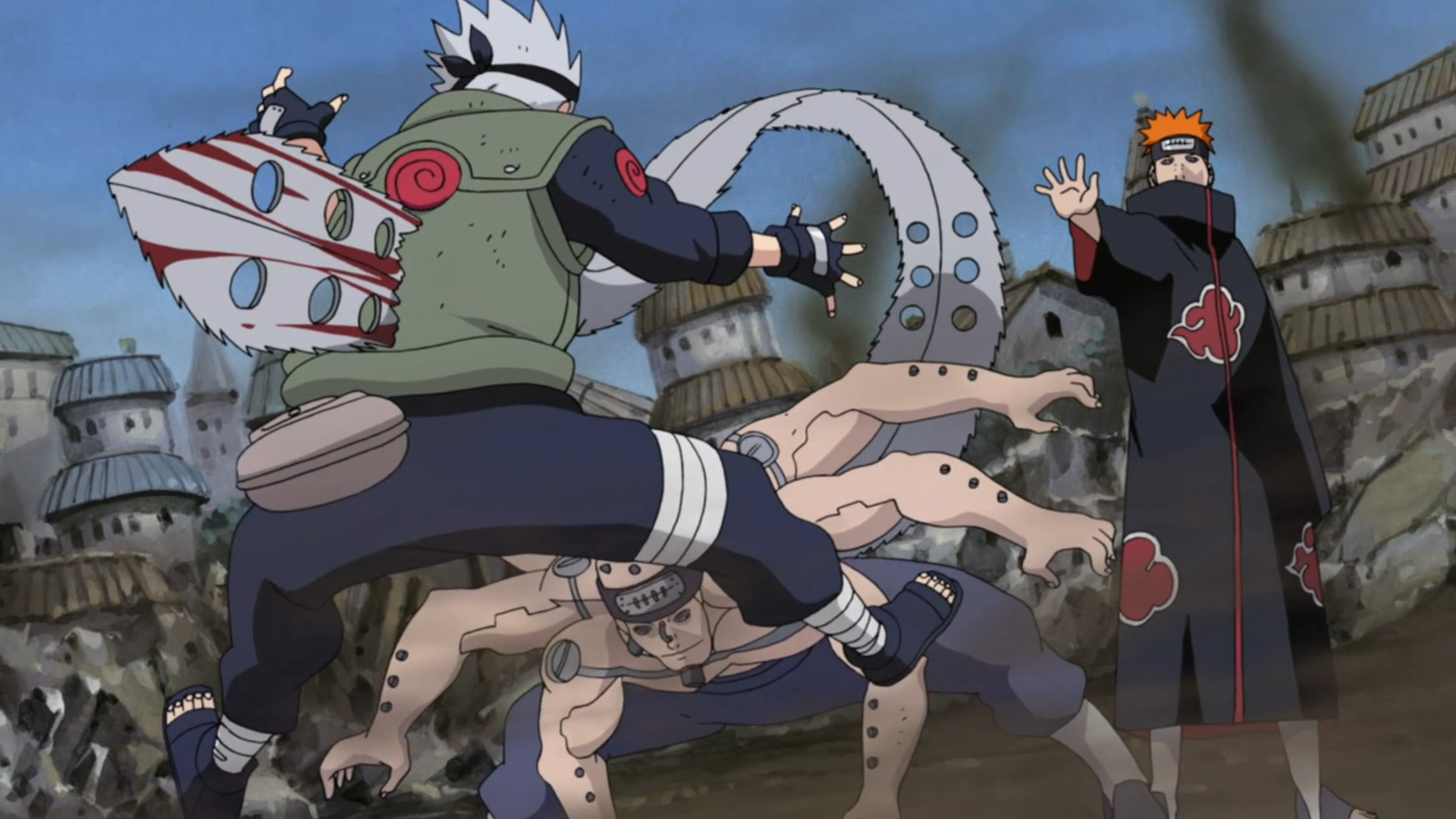 Pain vs. Kakashi
