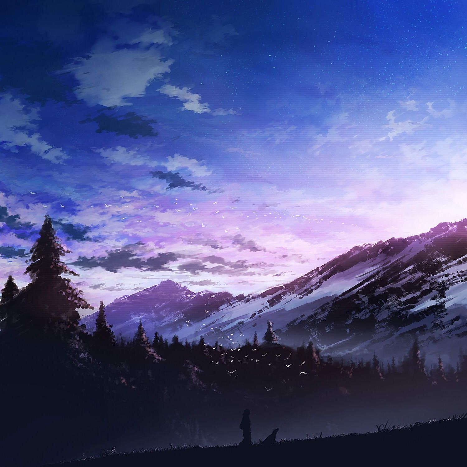 Anime Mountains Wallpaper Free Anime Mountains Background