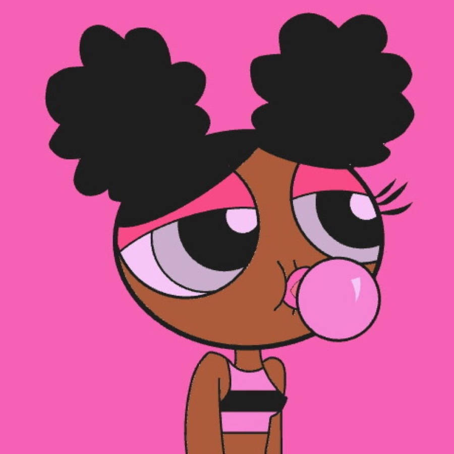 Download Cute Black Girl Powerpuff Girls Wallpaper