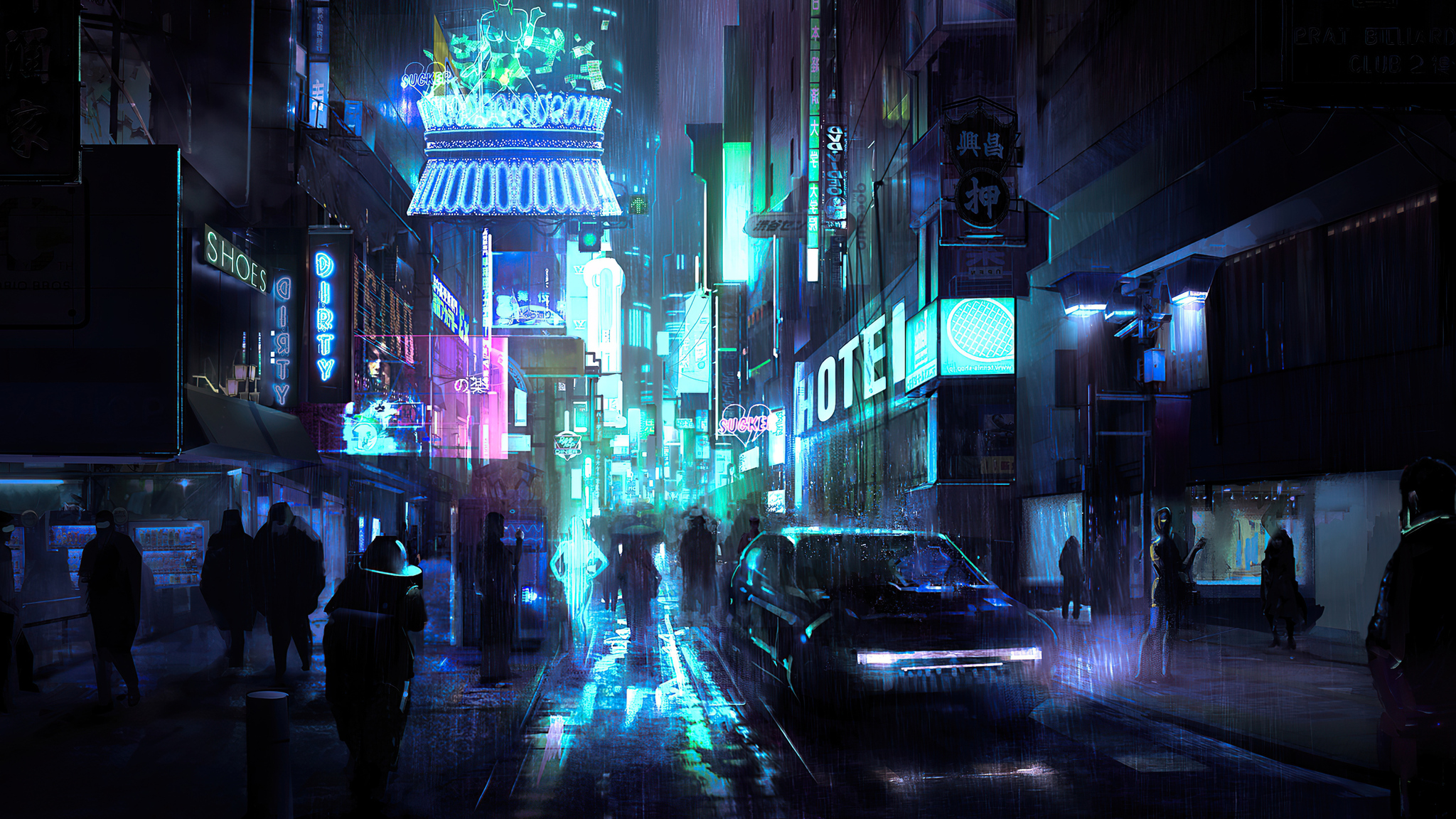 Cyberpunk 2077 Arts улица