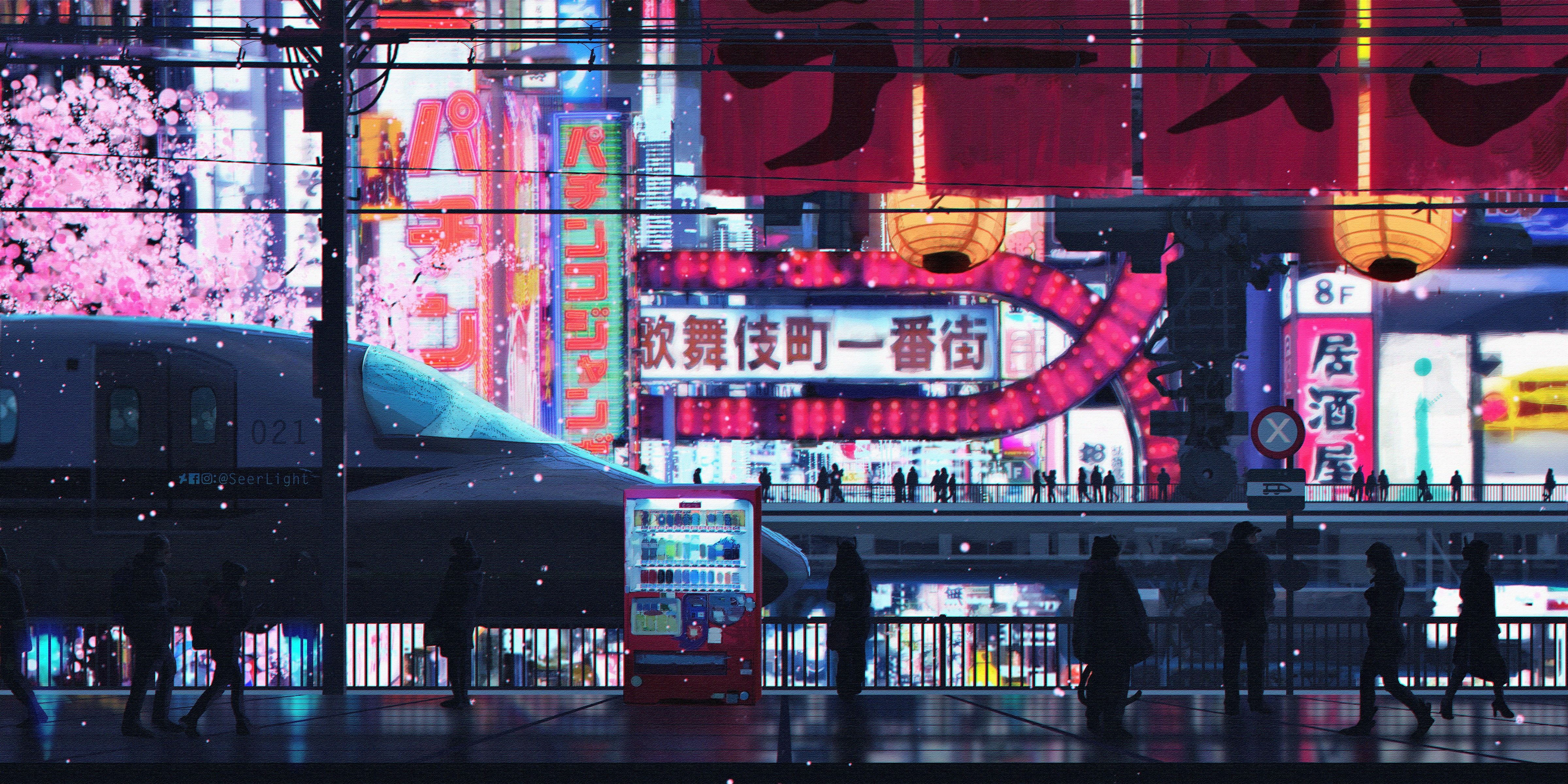 cyberpunk #city #street k k #hd K #wallpaper #hdwallpaper #desktop. Cyberpunk city, City wallpaper, Cyberpunk